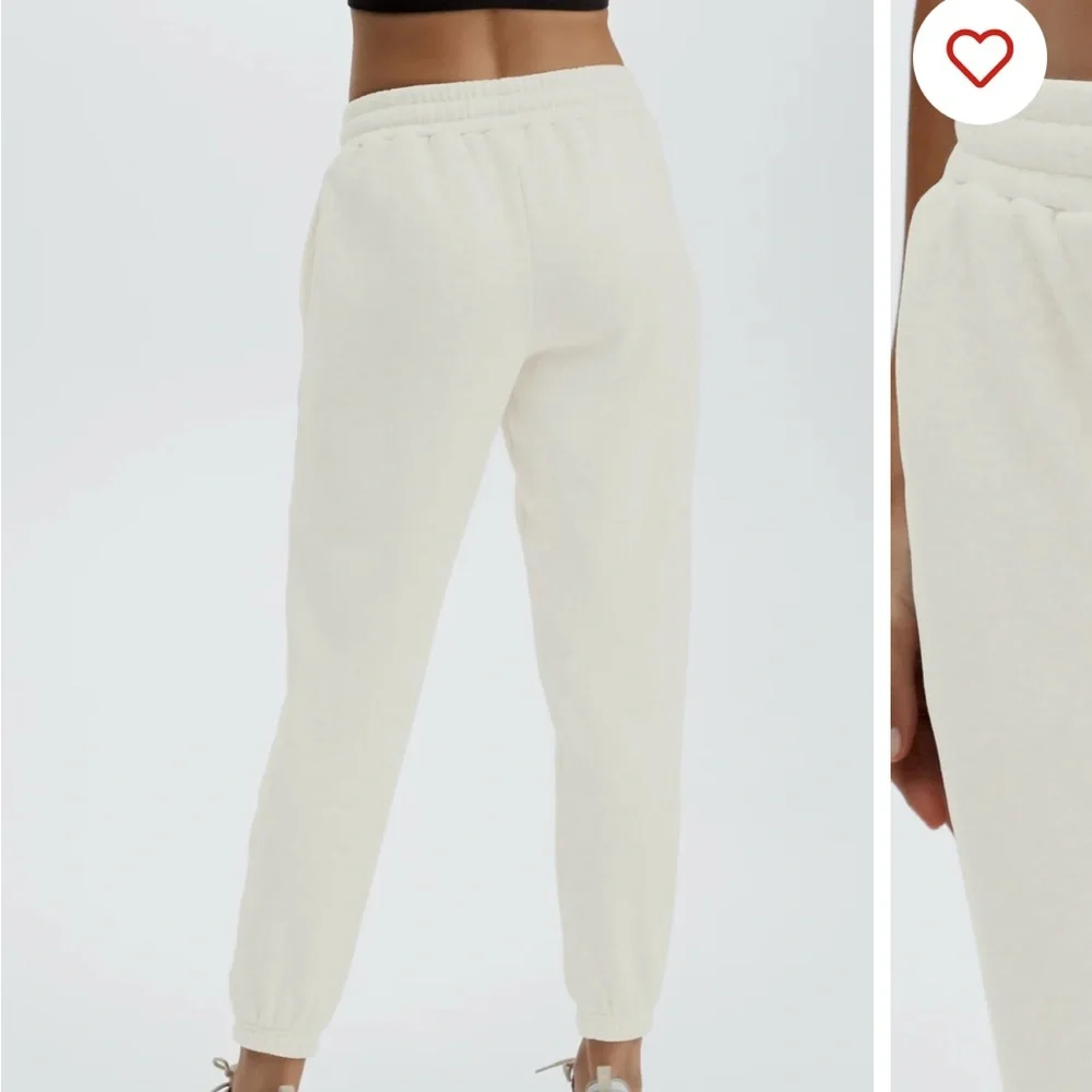 NWT Fabletics Justin Classic Jogger Sweatpants - XL COLOR - BONE - Picture 2 of 4